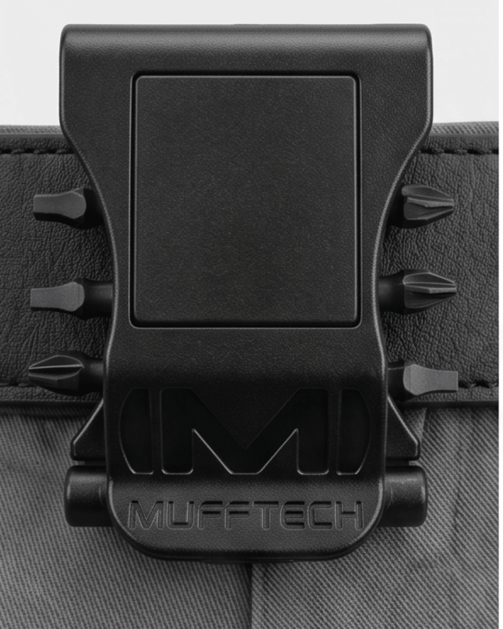 Muff Clip | Magnetic Tradie Belt Clip + Bit Holder
