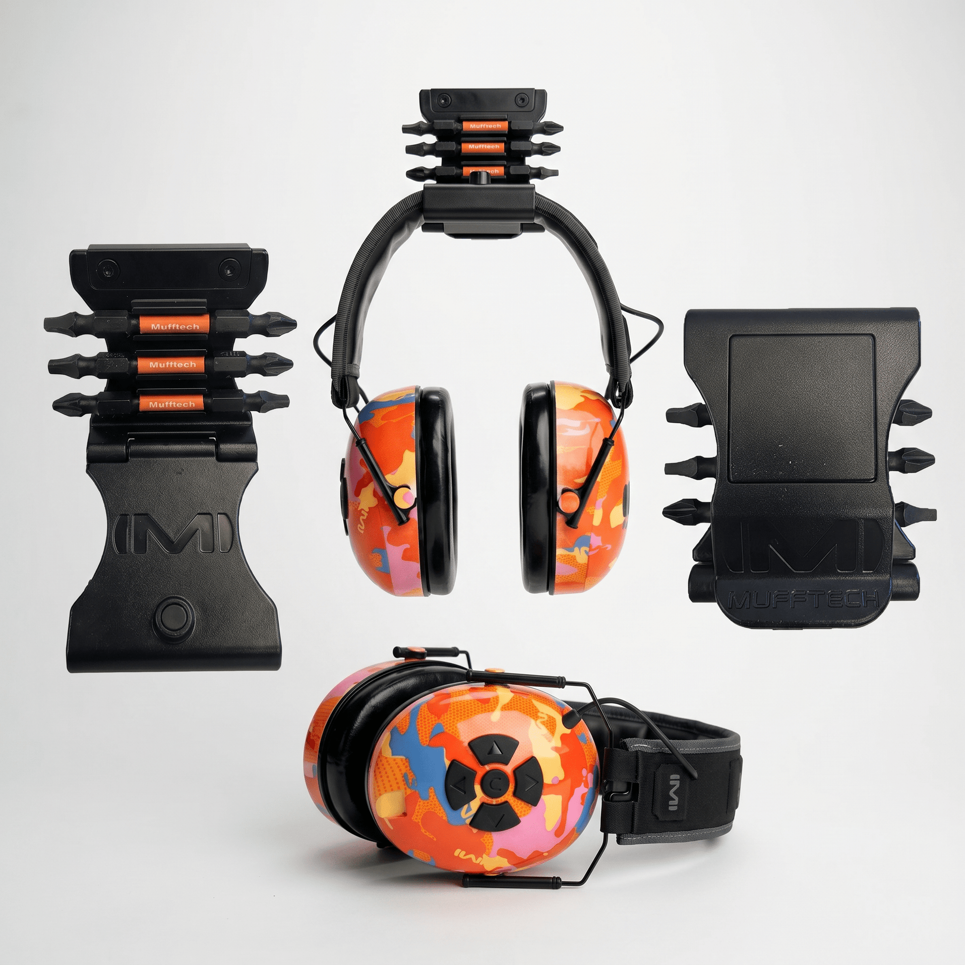 Muff Clip | Magnetic Tradie Belt Clip + Bit Holder - Mufftech