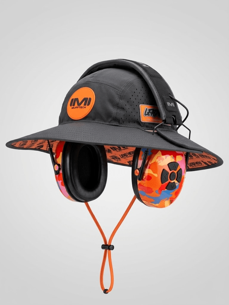 Muff Head Wide Brim Tradie Hat | Designed to be worn with Earmuffs