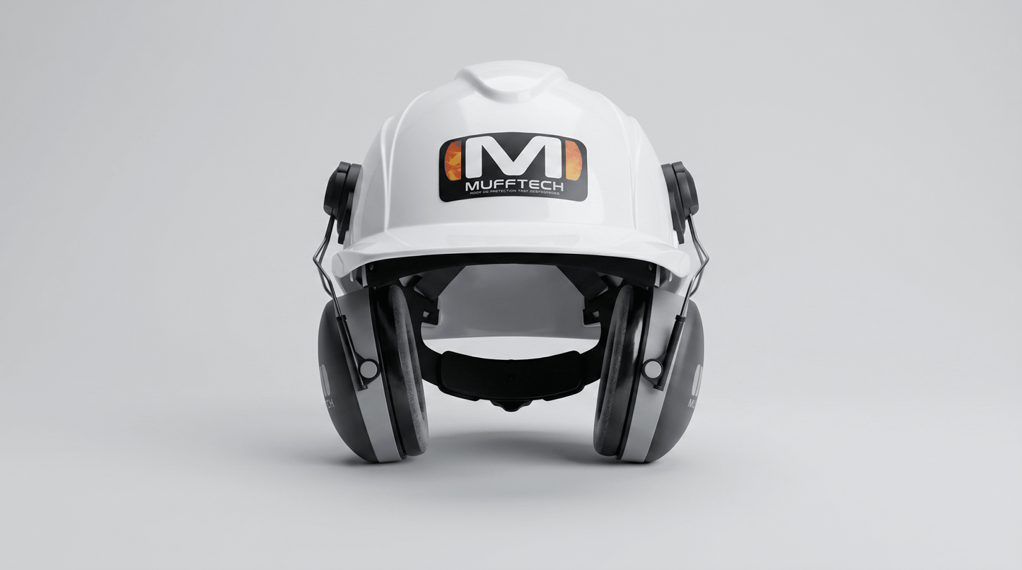Mufftech Hard Hat Bluetooth Earmuffs - Double OG - Mufftech