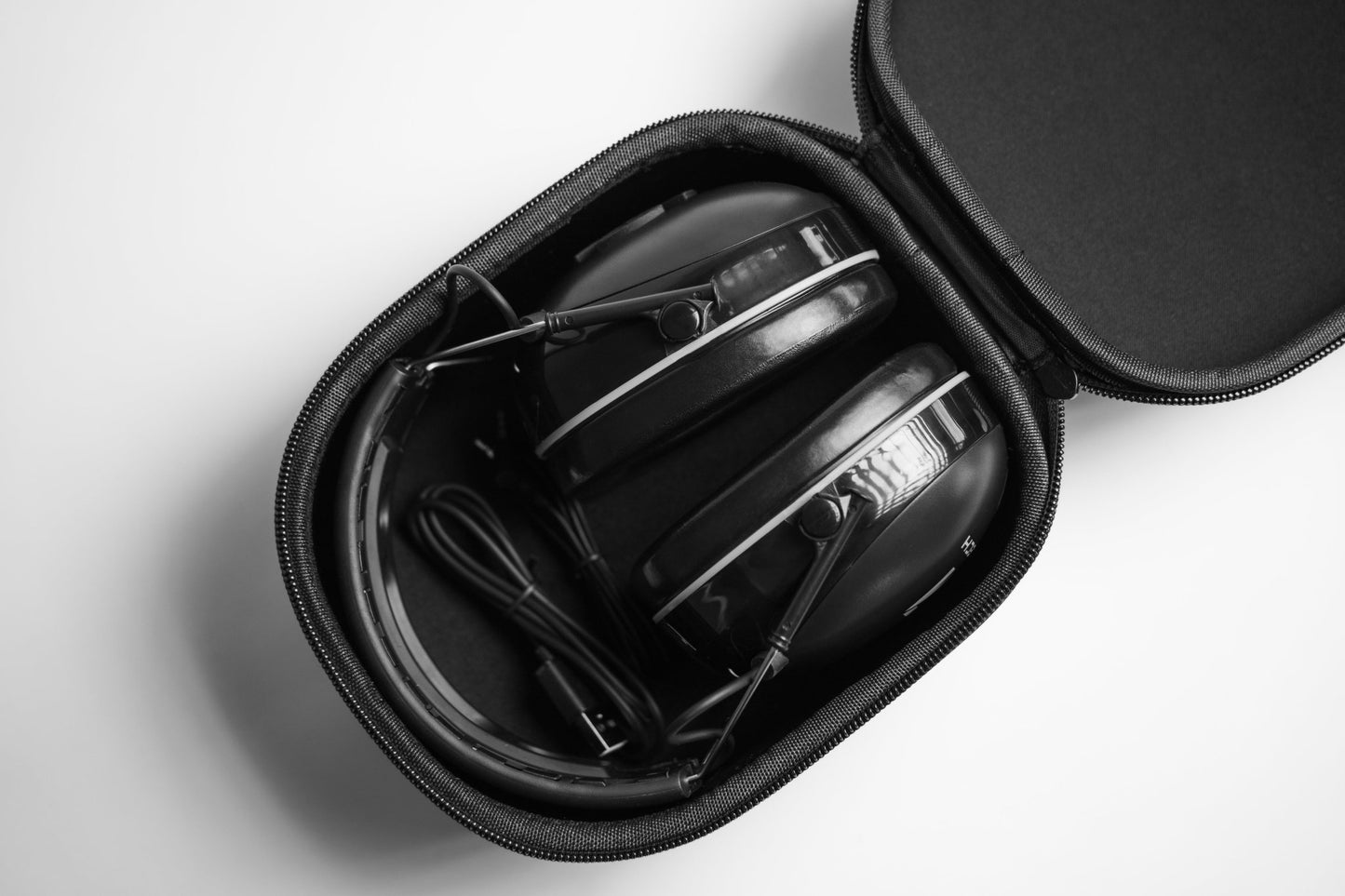 Mufftech Bluetooth Earmuffs - with Mufftech Protective Hard Carry Case - Mufftech